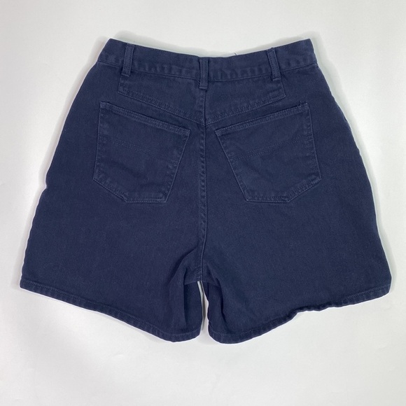 Vintage Christopher & Banks Navy Blue Denim Shorts Size 8 - Picture 2 of 7